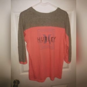 Hurley 3/4 sleeve shirt